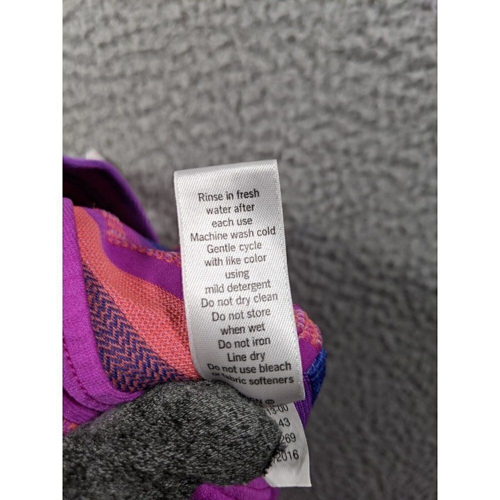 Athleta Shorts Womens Small Pink Purple Striped Athletic Running Liner Nylon - Picture 14 of 14